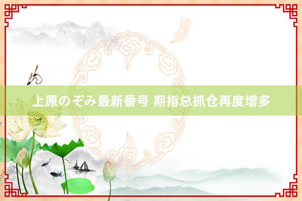 上原のぞみ最新番号 期指总抓仓再度增多