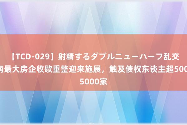 【TCD-029】射精するダブルニューハーフ乱交 西南最大房企收歇重整迎来施展，触及债权东谈主超5000家