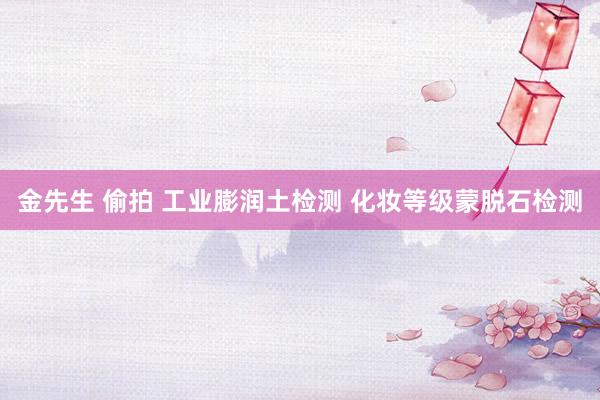 金先生 偷拍 工业膨润土检测 化妆等级蒙脱石检测