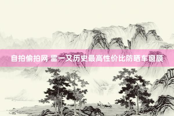 自拍偷拍网 雷一又历史最高性价比防晒车窗膜