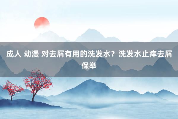 成人 动漫 对去屑有用的洗发水？洗发水止痒去屑保举